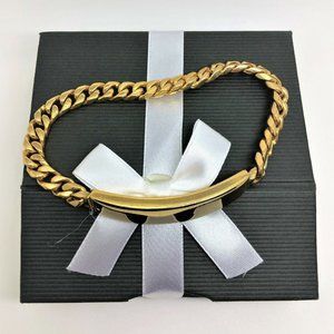 HEAVY 10K YELLOW GOLD CUBAN LINK NAME TAG ID 10K 8